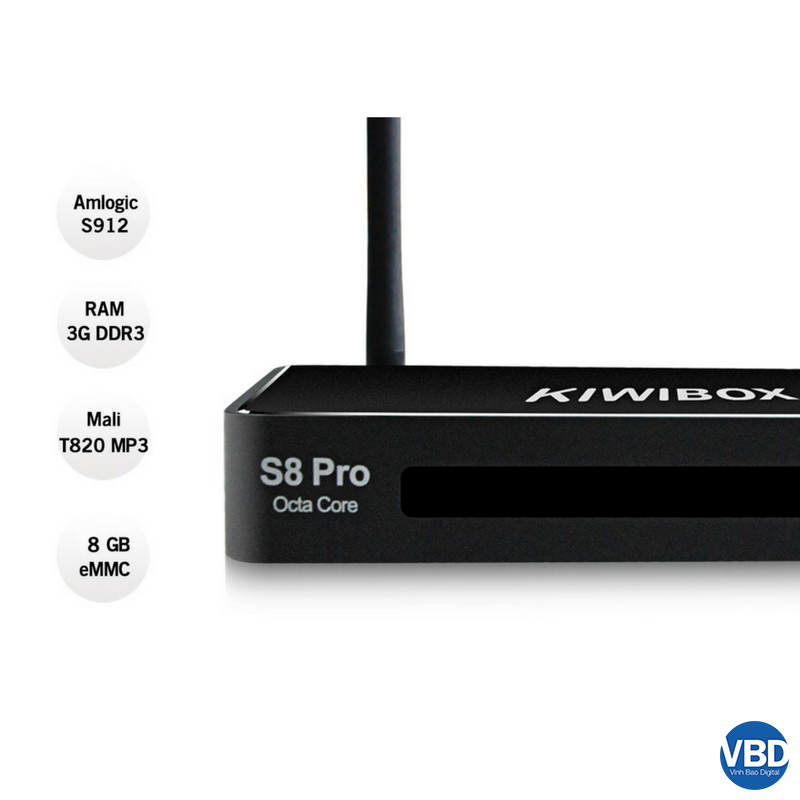 KiwiBox S8 Pro - Android TV Box