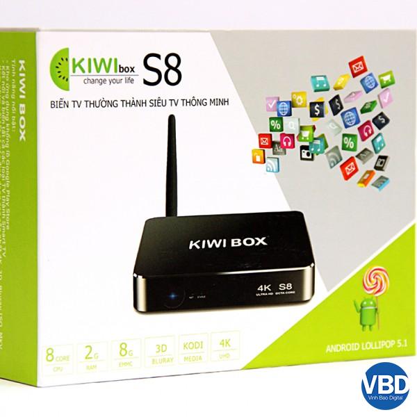 Kiwibox S8 - android tv box bán tại TPHCM