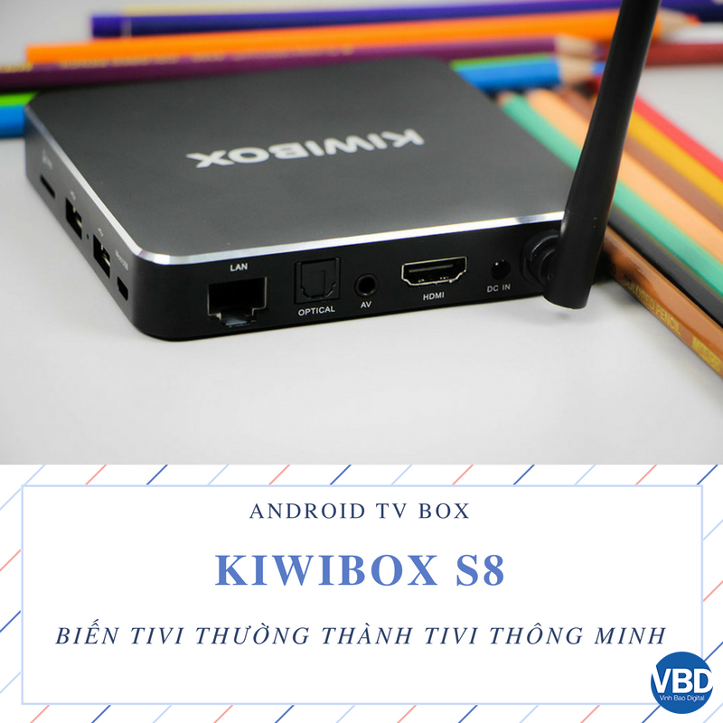 Kiwibox S8 - android tv box bán tại TPHCM
