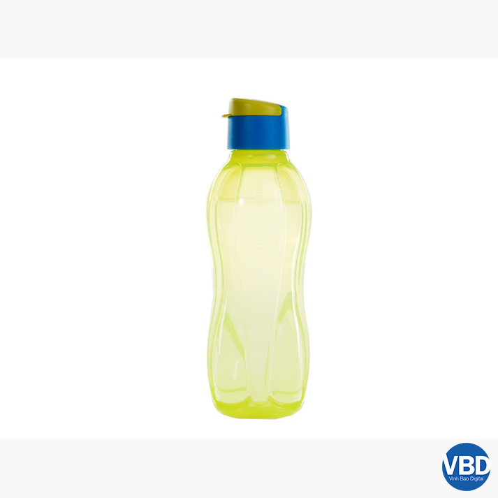 3Bình nước Tupperware ECO bottle 750ml nắp bật (vàng magarita)