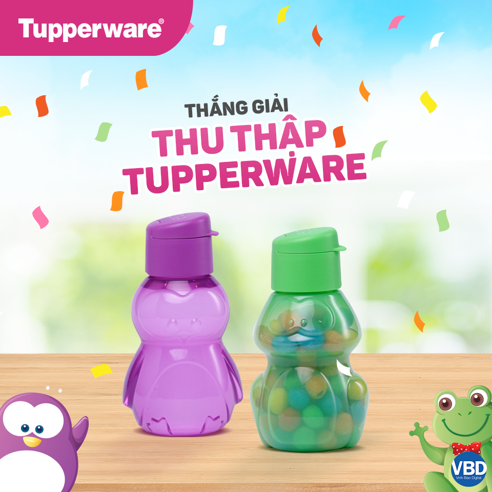 1Bình nước Tupperware Eco Bottle Kids dành cho trẻ em