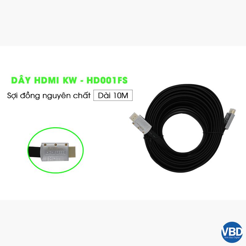 1Cáp HDMI 4k Kiwi đầu bạc, dài từ 1.5 đến 10 mét