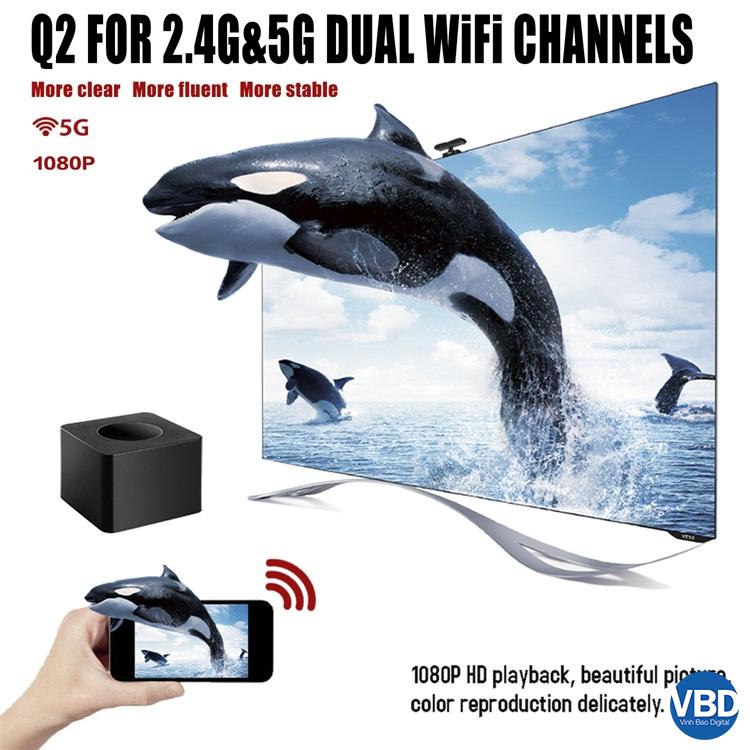 4Ben Q2 pro - Kết nối Dual Wifi 2.4G & 5G, LAN dùng cho thiết bị IOS, Android, MAC, Windows 