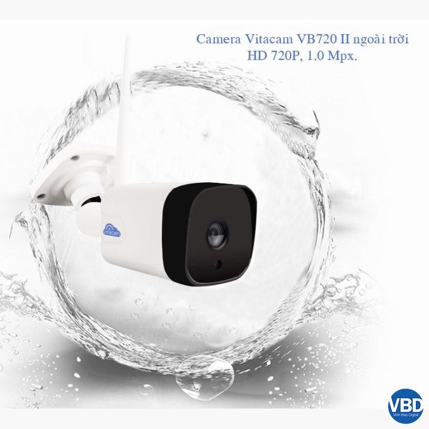 4CAMERA IP NGOÀI TRỜI VITACAM VB720II – 1.0MPX HD 720P – CÓ LOA MICRO ĐÀM THOẠI, GHI ÂM, CHỐNG NƯỚC CHẤT LƯỢNG CAO