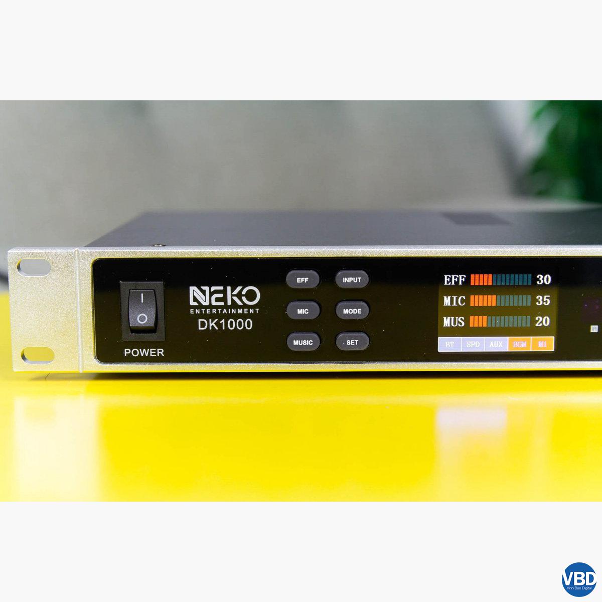 5Vang số chỉnh cơ NEKO DK1000 tích hợp Bluetooth, hỗ trợ cổng Optical, cổng mic và công tắc 