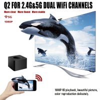 Ben Q2 pro - Kết nối Dual Wifi 2.4G & 5G, LAN dùng cho thiết bị IOS, Android, MAC, Windows 
